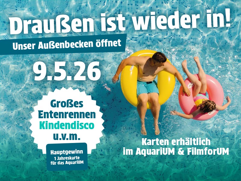 Drauße ist wieder in! Unser Außenbereich öffnet wieder am 09. Mai 2026